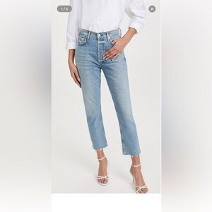 Citizens of Humanity
Charlotte Crop High Rise Straight Jeans
Parlay, 27
